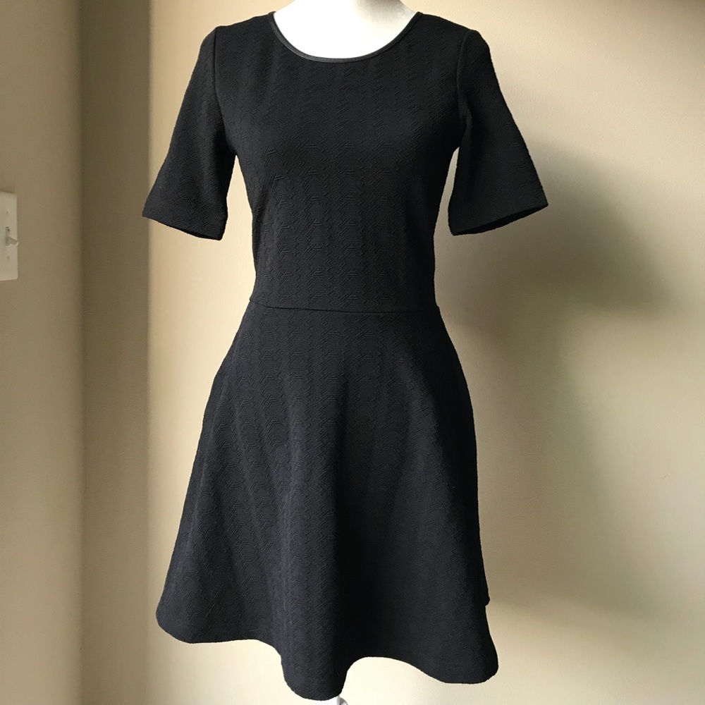 DIVIDED by (H&M) black fit and flare dress