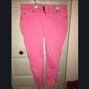 Pink Stretch Pants