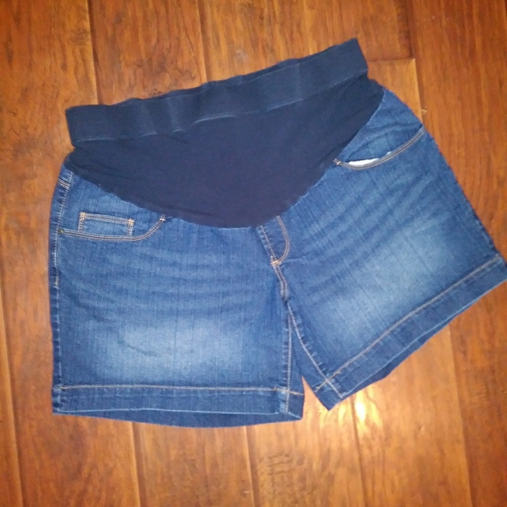 Motherhood Maternity Jean Shorts