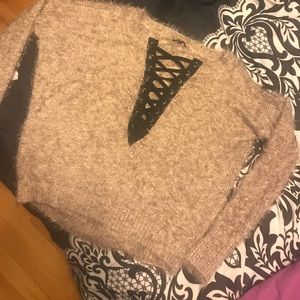 💓EXPRESS LACE UP SWEATER💓