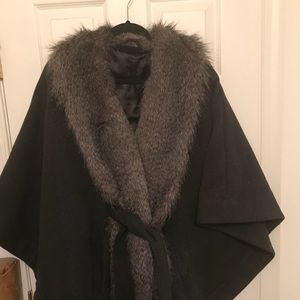 Rachel Zoe Lux for QVC Faux Fur Cape Rachel Zoe Lux for QVC Faux Fur Cape