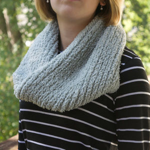 Kendall & Kylie Fluffy Sea Green Infinity Scarf