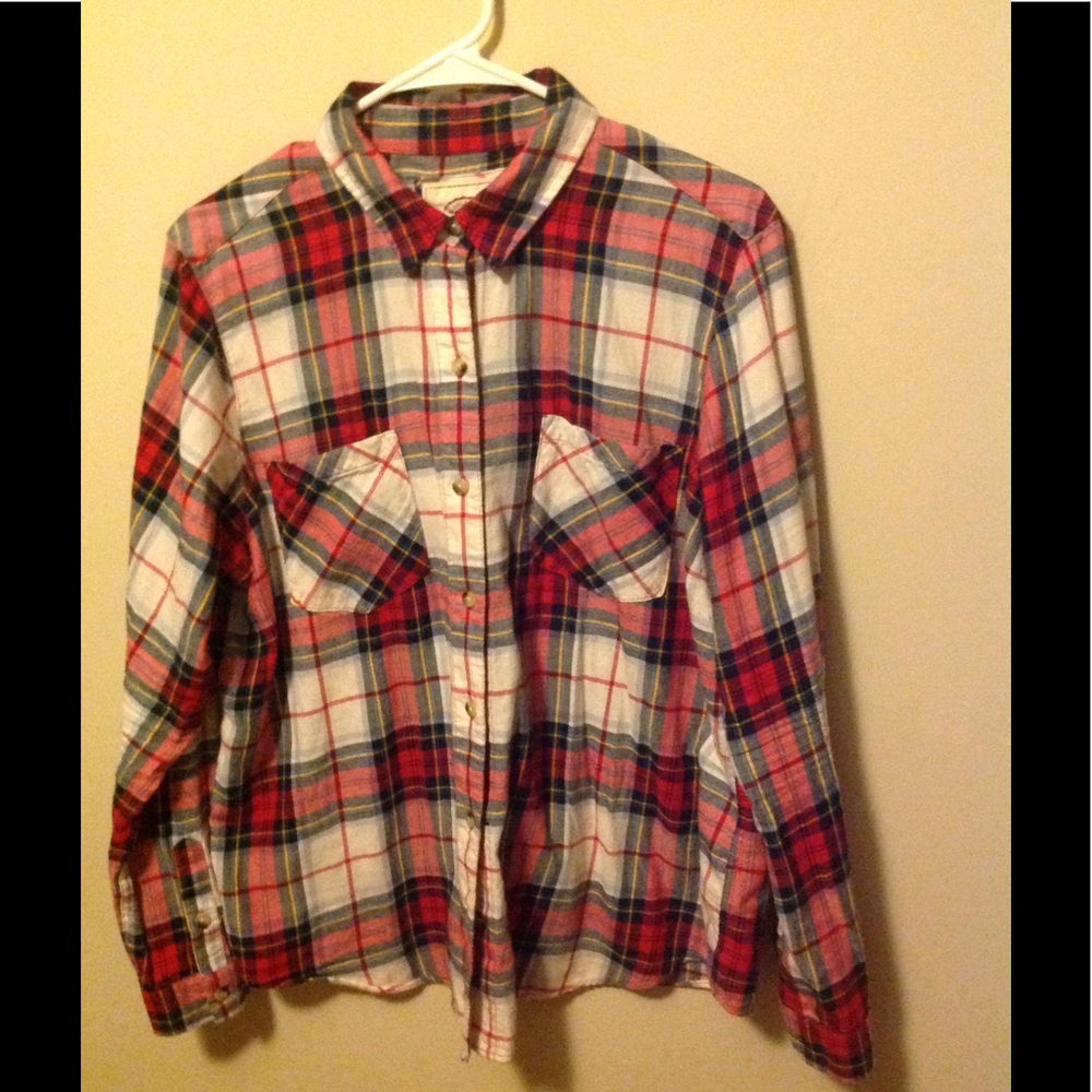 Cute Flannel Top