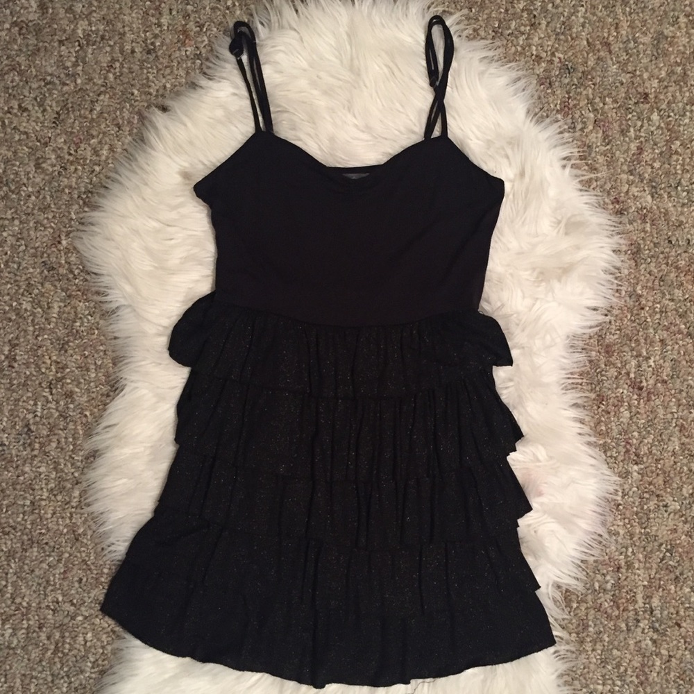 Black Spaghetti Strap Dress