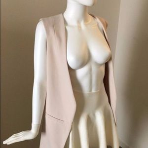 Topshop Blush Sleeveless Duster Sz 2