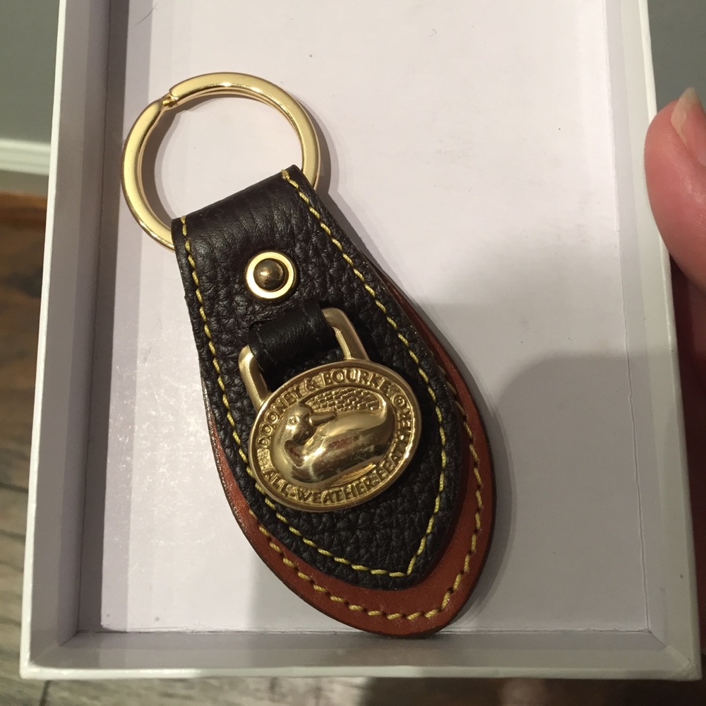 Dooney & Bourke leather keychain