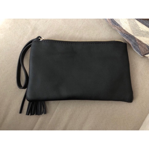 Tricolor handbag with tassel - Picture 4 of 4