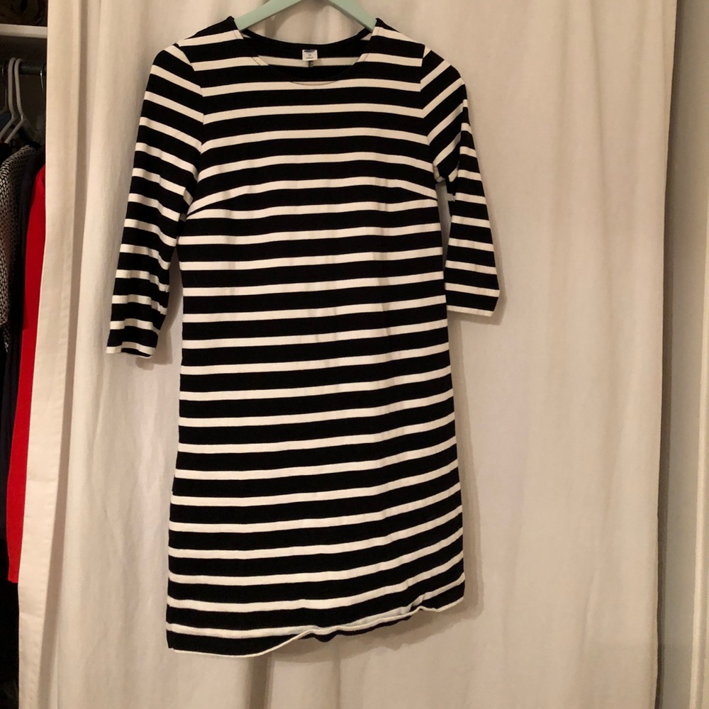 Striped shift dress
