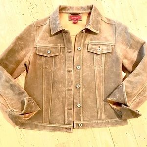 OMG. THIS leather jacket! SUNDANCE CATALOGUE