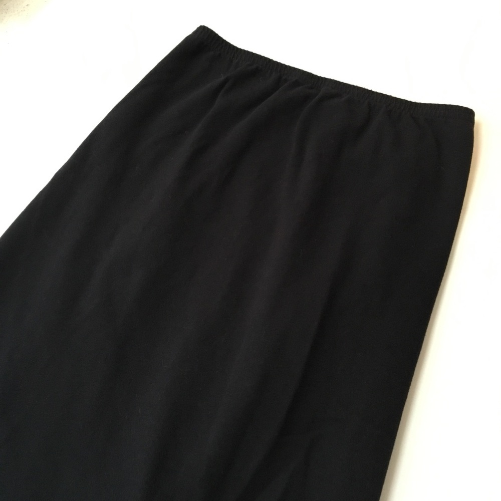 Black American Apparel Side Slit Skirt
