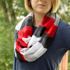 Charming Charlie Striped Infinity Scarf