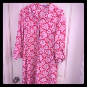 J.  McLaughlin Michelle Cotton Crinkle Relax Dress