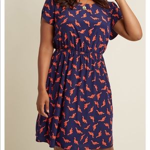 Modcloth Dinosaur Dress