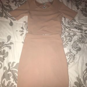 Two piece blush pink set