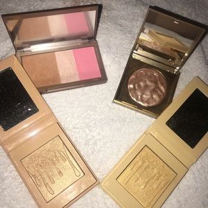 4 highlighters Kylie highlighters, Stila and Naked