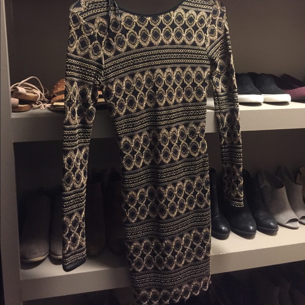 Form fitting, stretchy dress