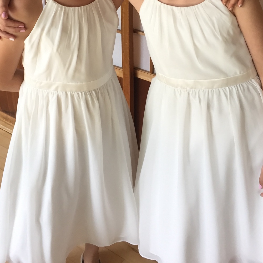 White Flower Girl Dress