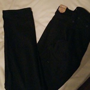 Madewell Alley Straight Black Denim NWT