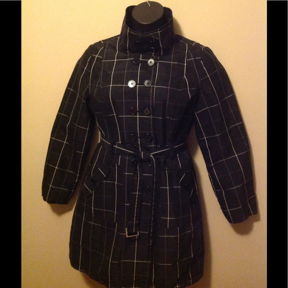 Fabulous Plaid Trench