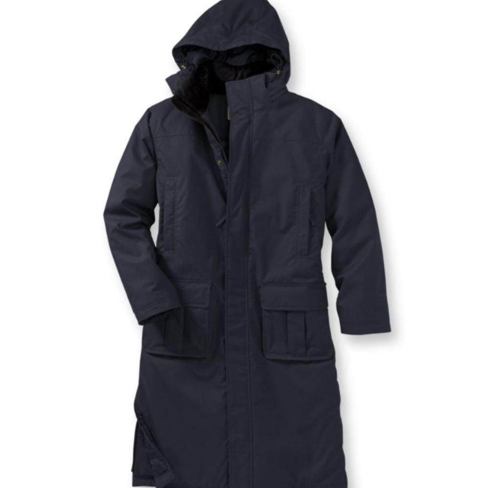 LL Bean Warm Knee Length Commuter Coat