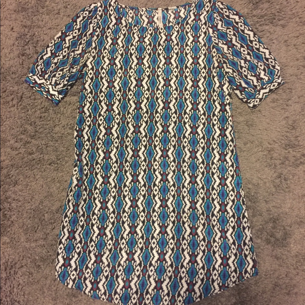 Aztec Print Dress
