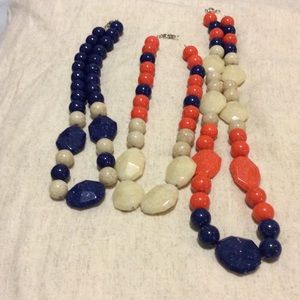 Acrylic Beaded Necklace Set
