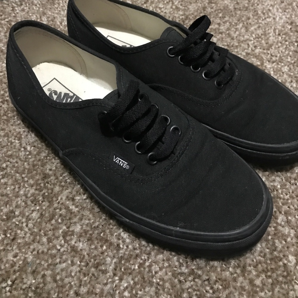 All black vans