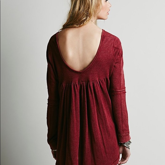 🌙Free People Shirred Pullover - Picture 3 of 7