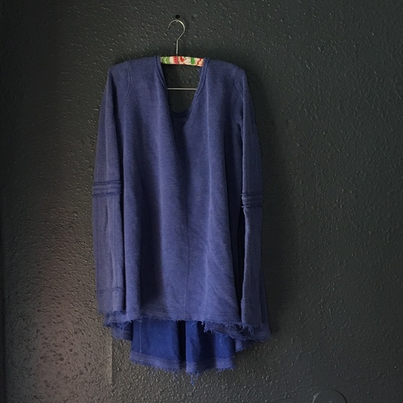 🌙Free People Shirred Pullover - Picture 6 of 7