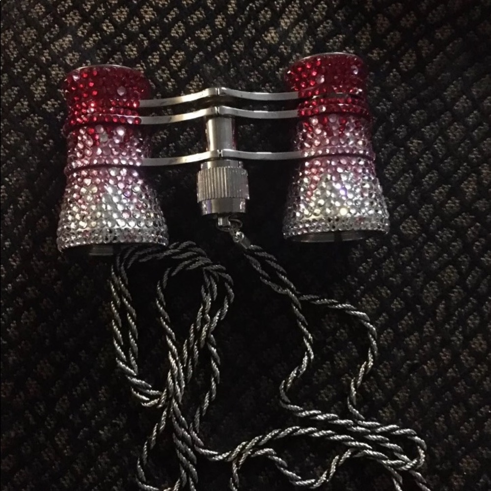 Swarovski crystal covered opera binoculars!