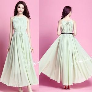 Light Green Maxi Dress