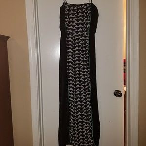 Sheer strapless dress