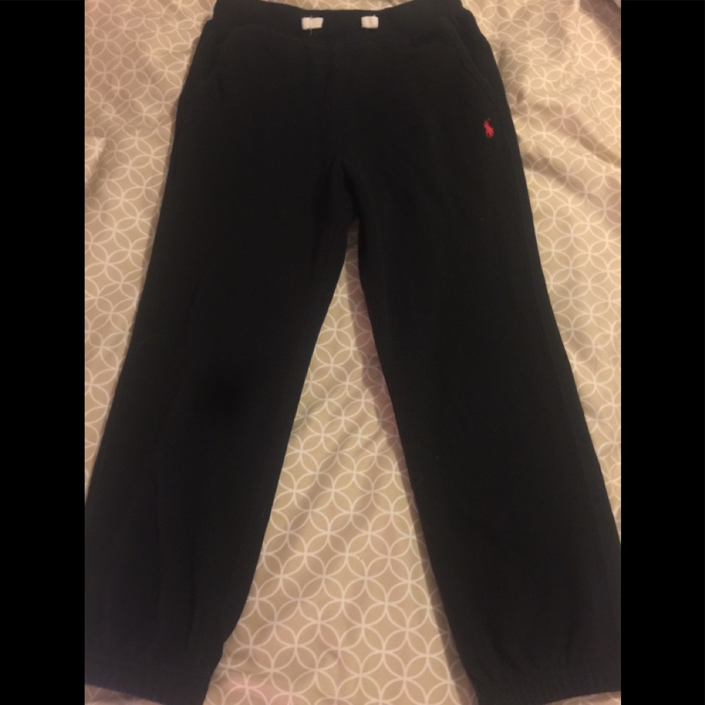 Polo black sweat pants