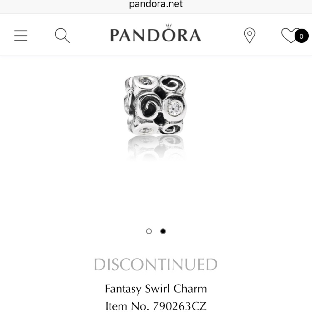 Pandora Fantasy Swirl charm - Picture 3 of 3
