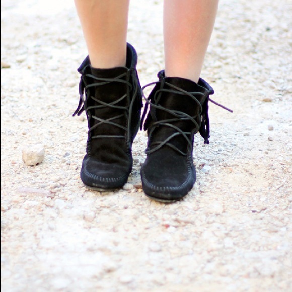 🌙Minnetonka Ankle Suede Boots - Picture 5 of 8