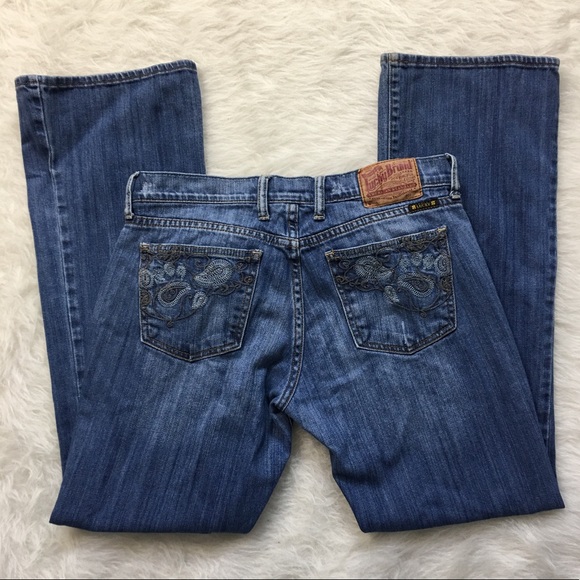 Lucky Brand Jeans Patterned Back Pocket 
