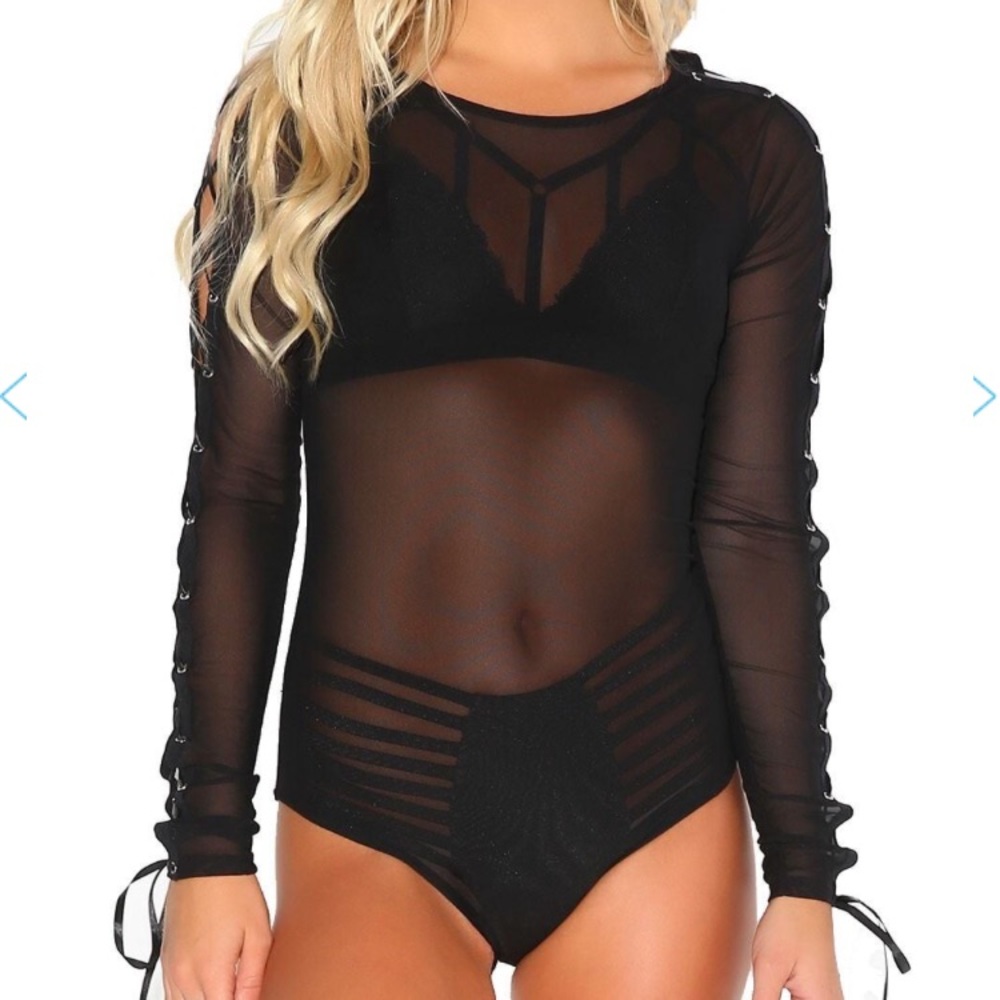 🔪 Don't Mesh with Me Bodysuit 🔪