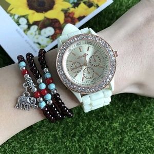 White geneva watch! 💎