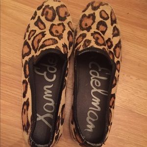 Sam Edelman pony hair slip on shoes