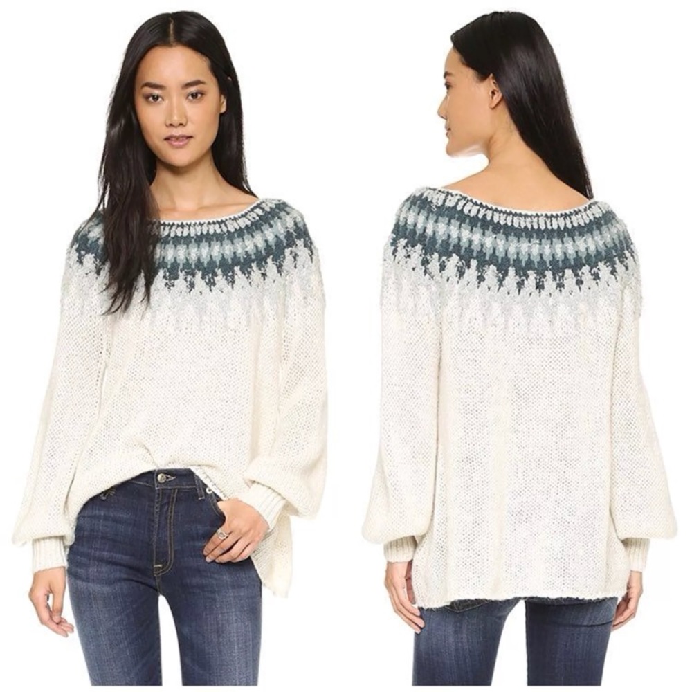 Free People Baltic Fair Isle Sweater