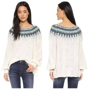 Free People Baltic Fair Isle Sweater