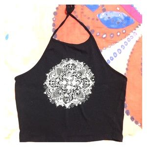 Halter crop top