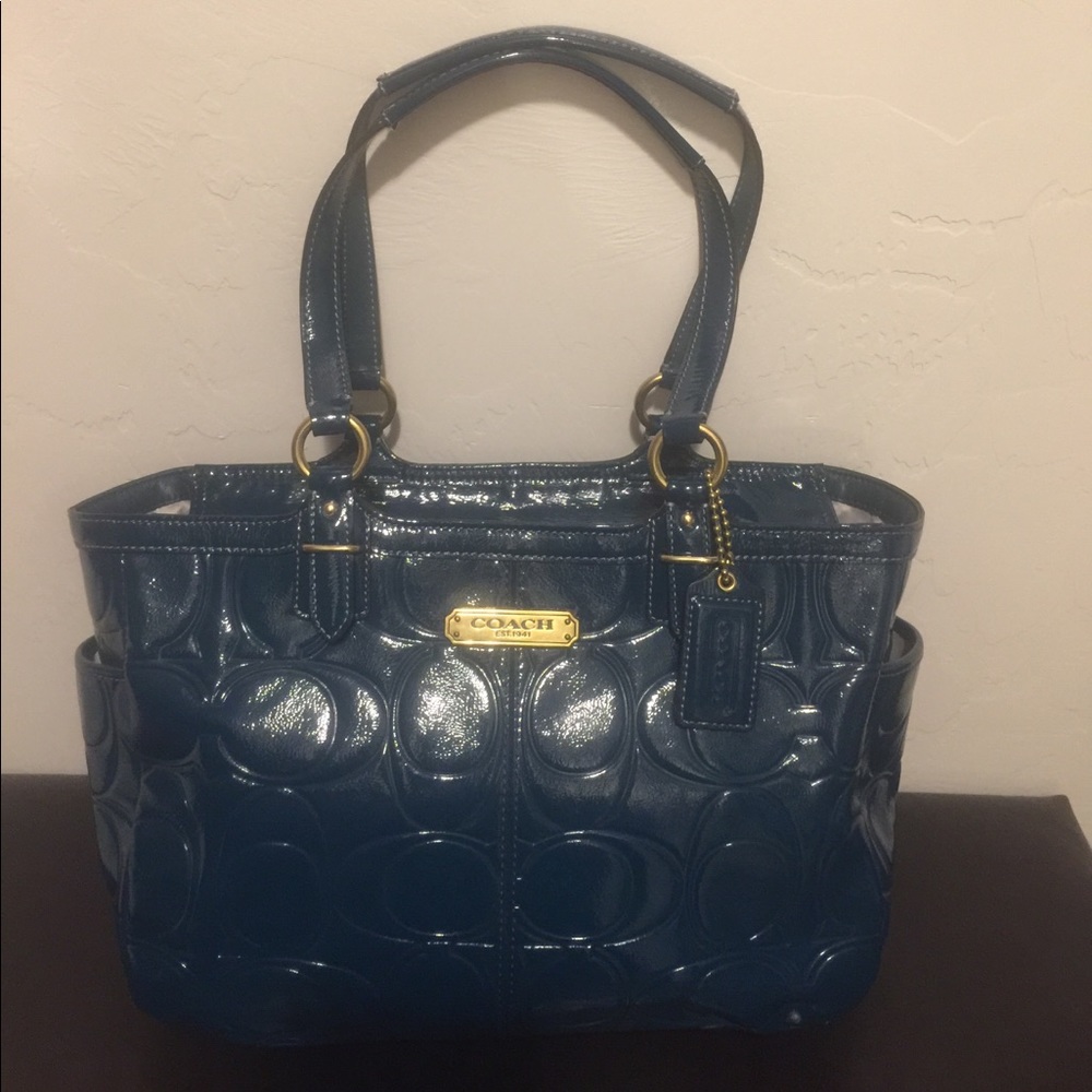 Coach Patent Leather Satchel!