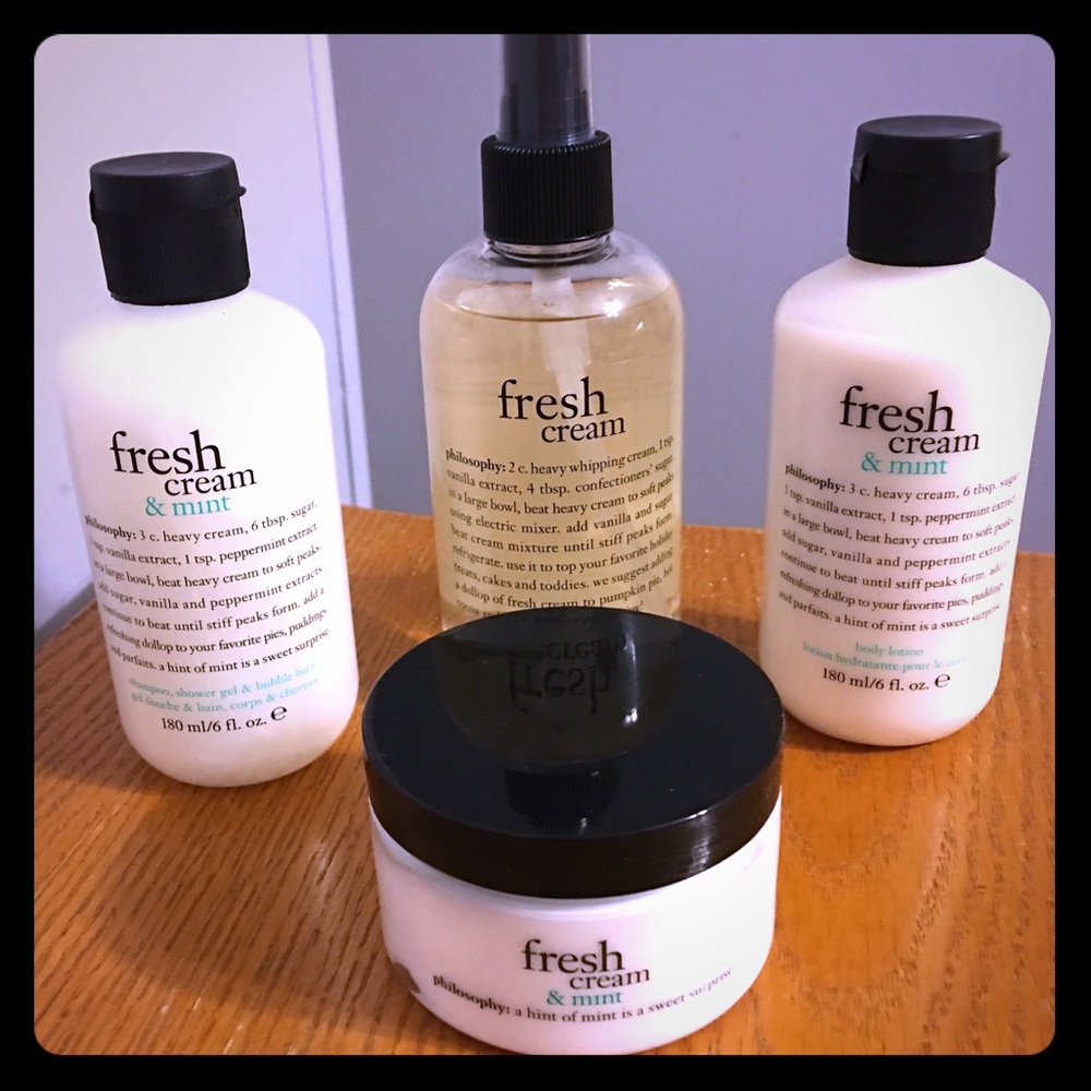 Philosophy fresh mint & cream set