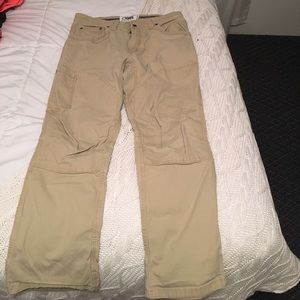 Men's khaki work pants