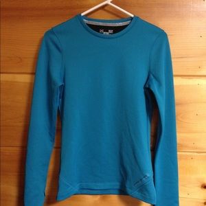 Under Armour shirt blue small women layer workout