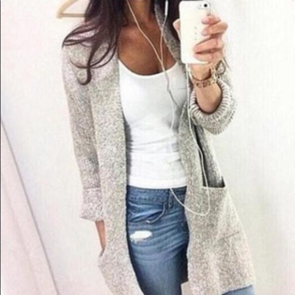 ⬜️🐼⬛️ | NWT | Oversized Open Cardigan