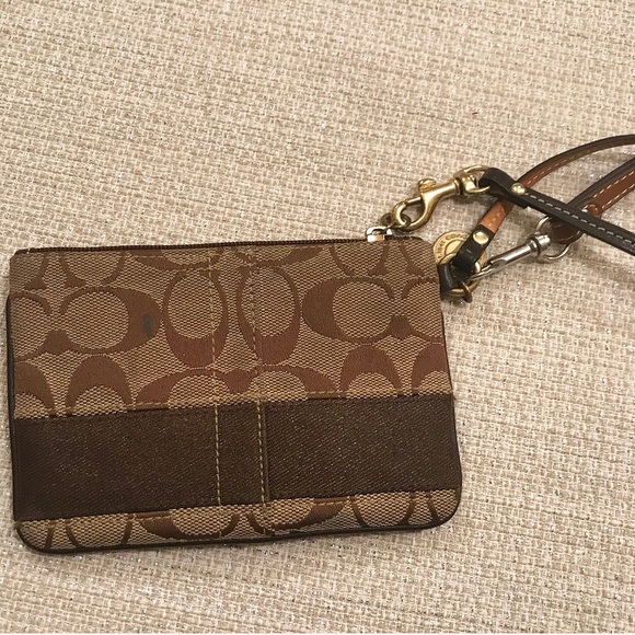 Coach Signature Wristlet Wallet - Picture 2 of 5