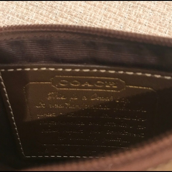 Coach Signature Wristlet Wallet - Picture 4 of 5