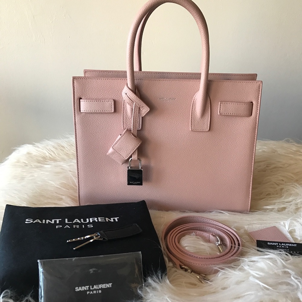 💕SOLD💕 Saint Laurent Sac De Jour Baby Pale Pink